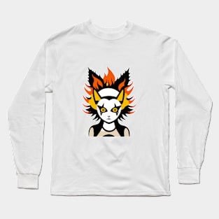 Surreal Portrait – Graphic Art Long Sleeve T-Shirt